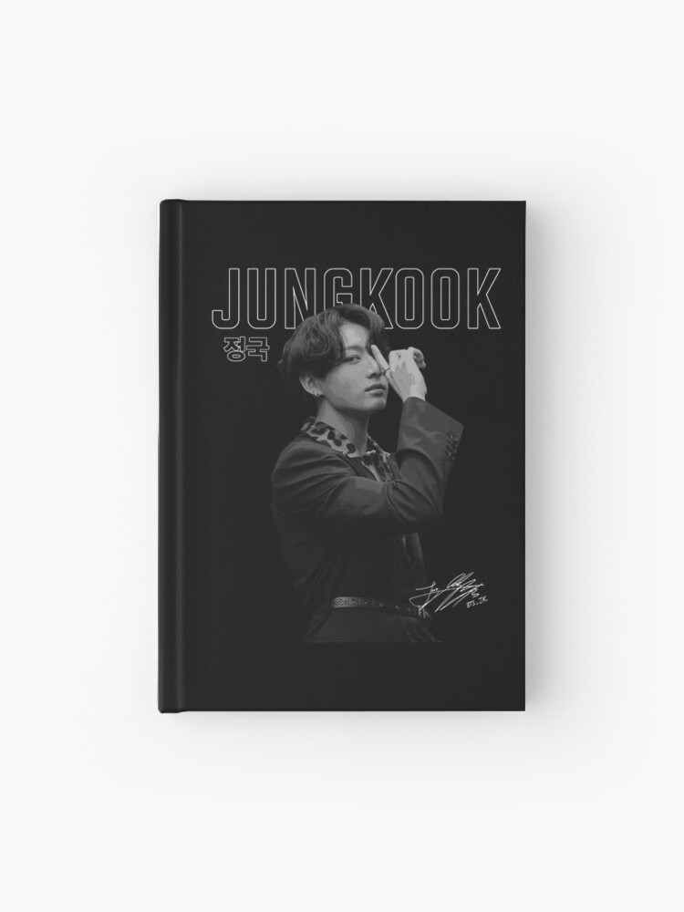 Jungkook Black hoodie | Hardcover Journal