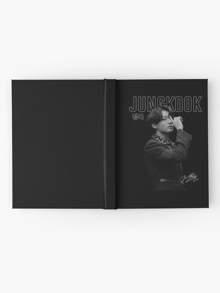 Jungkook Black hoodie | Hardcover Journal