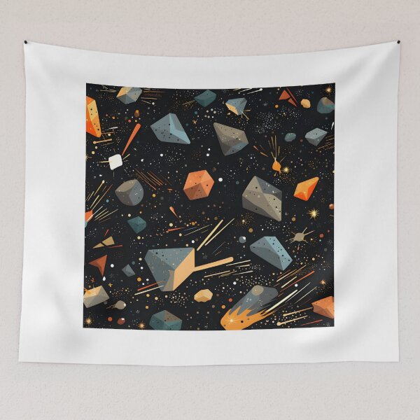 Item preview, Cosmic patterns: abstract edge meteorites designed and sold by Muangluang.