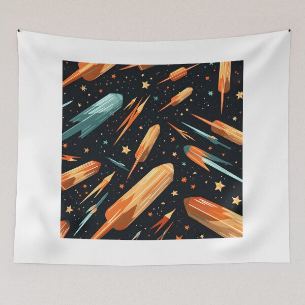 Item preview, Cosmic patterns: abstract fast sponge meteorites  designed and sold by Muangluang.
