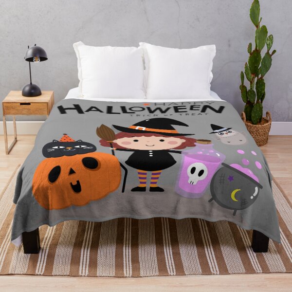 Item preview, Cute witch owl orange pumpkin black cat designed and sold by quanlh.
