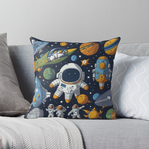 Space 2024 throw pillows