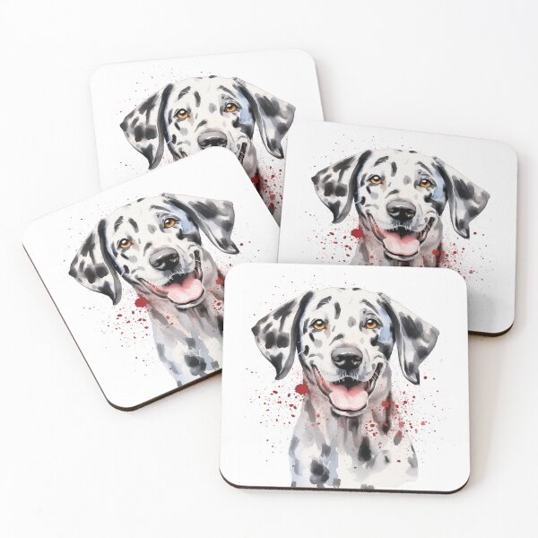 Item preview, watercolor portrait of dalmatian designed and sold by farizhilmi.