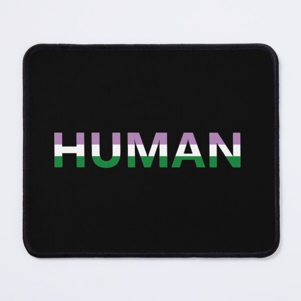 Item preview, HUMAN with Gender Queer Flag designed and sold by Storm4Clo.