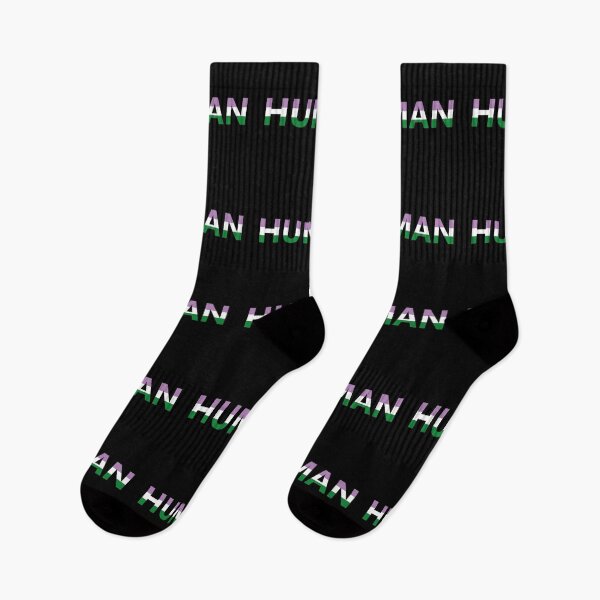 Item preview, HUMAN with Gender Queer Flag designed and sold by Storm4Clo.