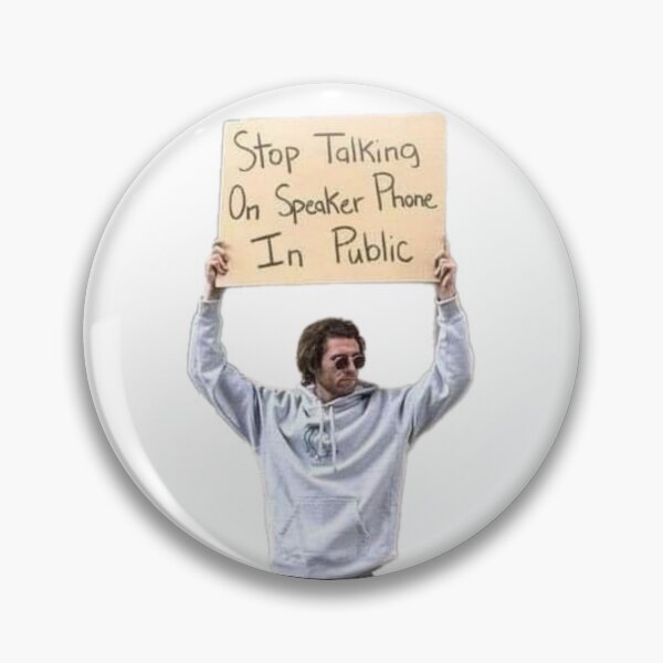 Item preview, Stop talking on speaker in public! designed and sold by MerikuroCreates.