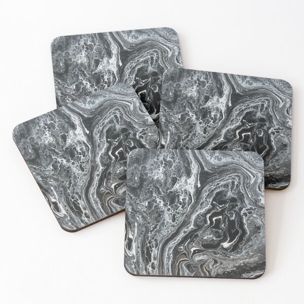 Item preview, BLACK AND WHITE POUR designed and sold by BridgetBresser.