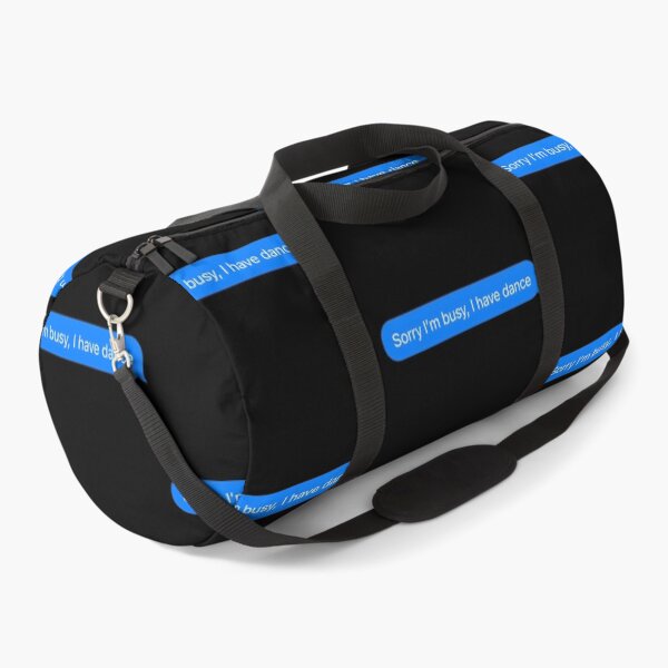 Item preview, Sorry I'm Busy, I Have Dance Text Message Black - Funny Gym designed and sold by GymWearDepot.