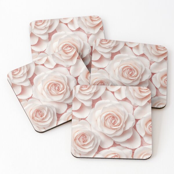 Item preview, Pale pink roses illustration designed and sold by ArtyBuys.