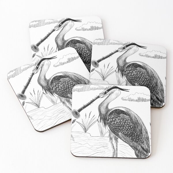 Item preview, symphonic heron designed and sold by sophiToon.