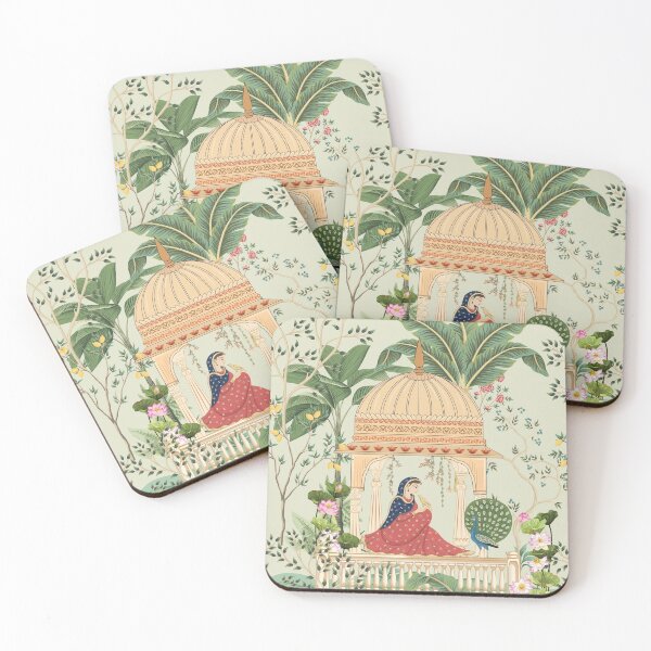 Item preview, Mughal Queen Sitting in garden  designed and sold by mirhartisan.