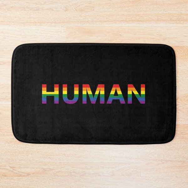 Item preview, HUMAN with LGBT Pride Flag designed and sold by Storm4Clo.