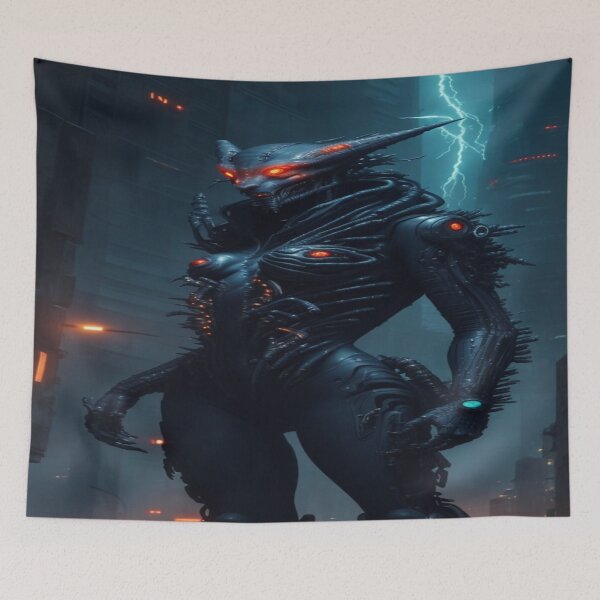 Item preview, Cybermonster Goat Man designed and sold by SparkedVisions.