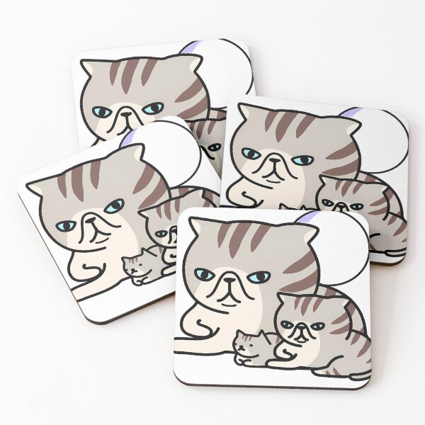 Item preview, cat family designed and sold by Alexklim82.