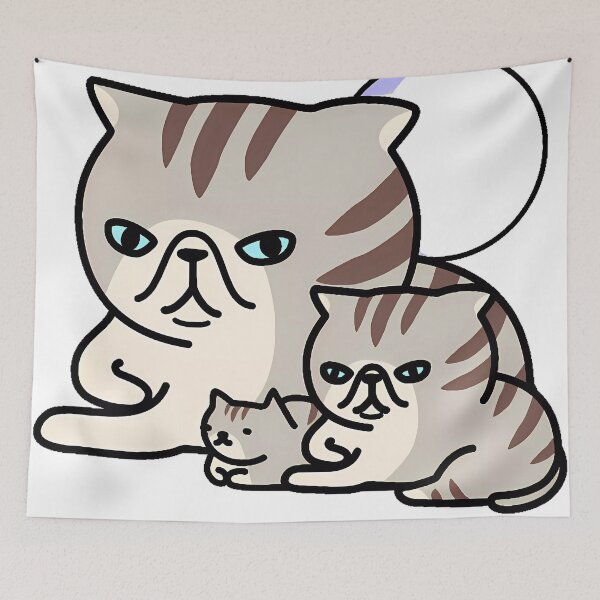 Item preview, cat family designed and sold by Alexklim82.