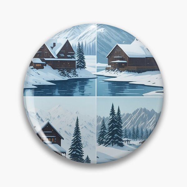 Item preview, Winter Cabin Snowy Serenity designed and sold by Glitchart66.