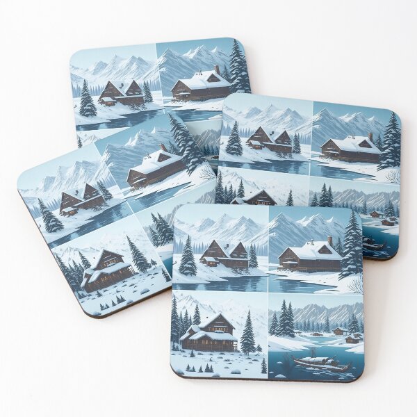 Item preview, Winter Cabin Snowy Serenity designed and sold by Glitchart66.