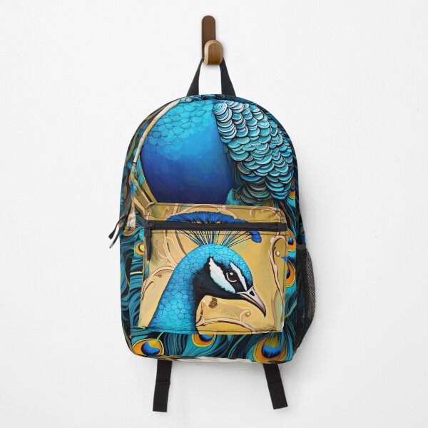 Item preview, Peacock with flowers illustration designed and sold by Adriano Carrideo.