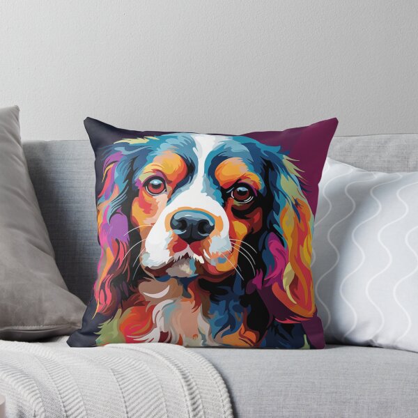 Item preview, A Pop Art Portrait Celebrating the Cavalier King Charles Spaniel designed and sold by lesvalises.