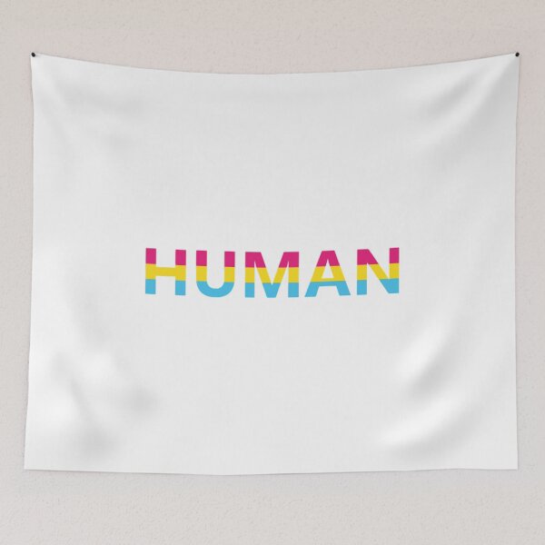 Item preview, HUMAN with Pansexual Flag designed and sold by Storm4Clo.