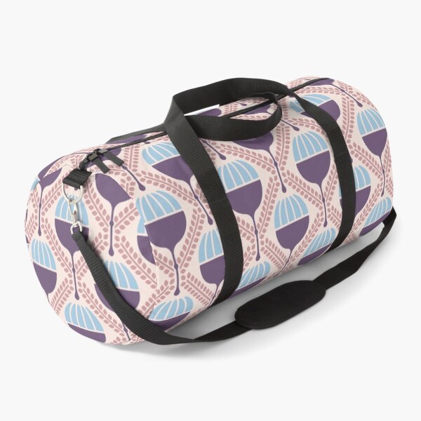 Item preview, KF 0074 F - Retro Vintage Poppy Flower 70s Modern Geometric Floral Pattern designed and sold by KhakiFinch.