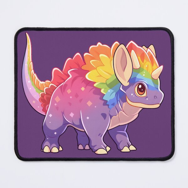 Item preview, Rainbow Triceratops | Cute Kawaii Pop Art designed and sold by InkedBeasts.