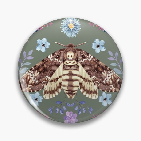 Item preview, Deaths Head Moth Forest Symmetry designed and sold by Ashley Gagnon.