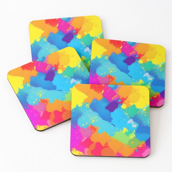 Item preview, Abstract Colorful Paint Splatter Pattern designed and sold by calibrit.