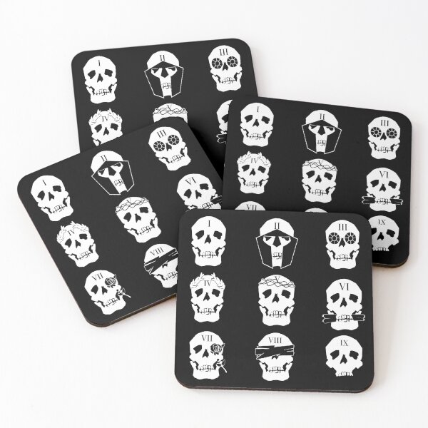 Item preview, Locked Tomb Ninth House Skulls Fanwork Design designed and sold by gothgeekshop.