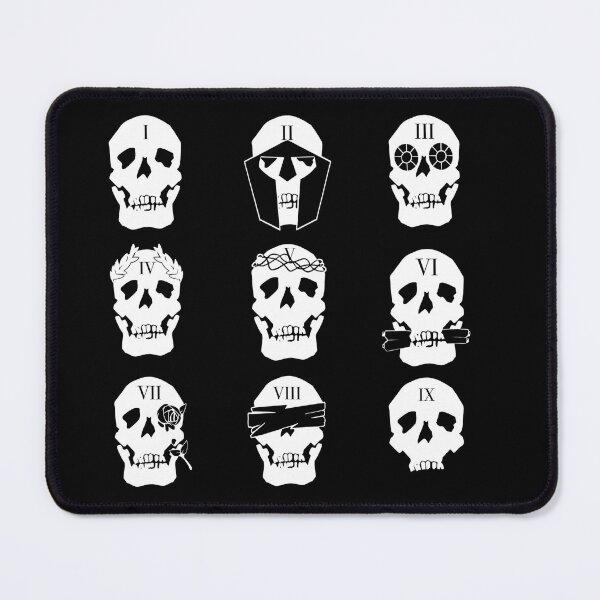 Item preview, Locked Tomb Ninth House Skulls Fanwork Design designed and sold by gothgeekshop.