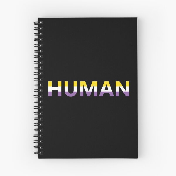 Item preview, HUMAN with Non-Binary Flag designed and sold by Storm4Clo.