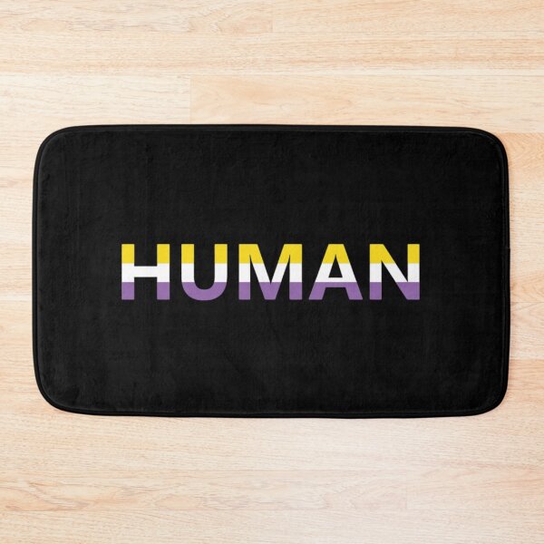Item preview, HUMAN with Non-Binary Flag designed and sold by Storm4Clo.