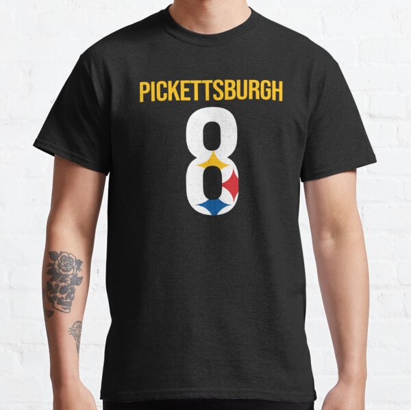 Kenny Pickett Pittsburgh Steelers Pickettsburgh Long Short Sleeve T-Shirt