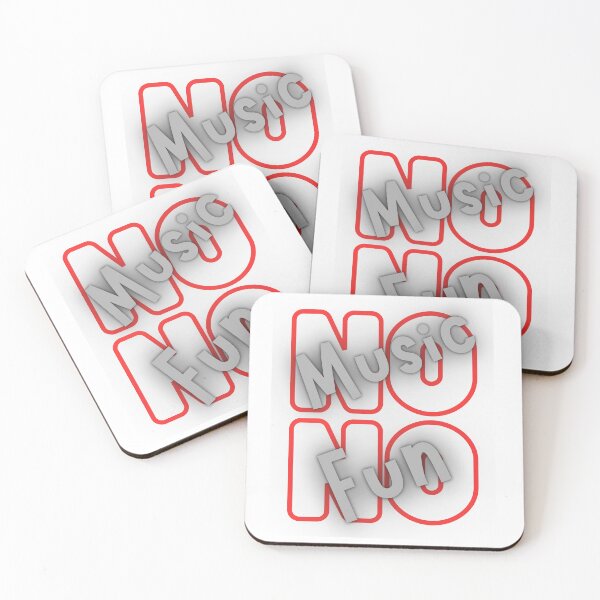 Item preview, No Music No Fun designed and sold by Azrou shop.