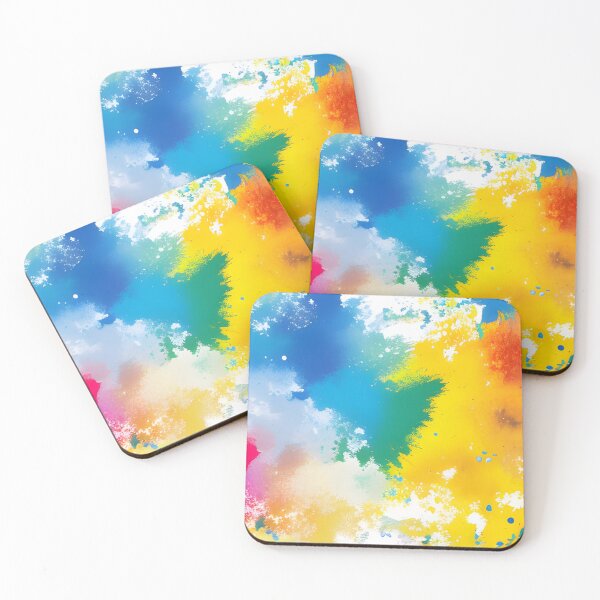 Item preview, Abstract Colorful Paint Splatter Pattern designed and sold by calibrit.