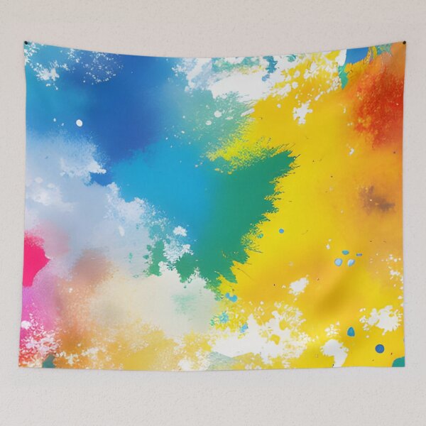 Item preview, Abstract Colorful Paint Splatter Pattern designed and sold by calibrit.