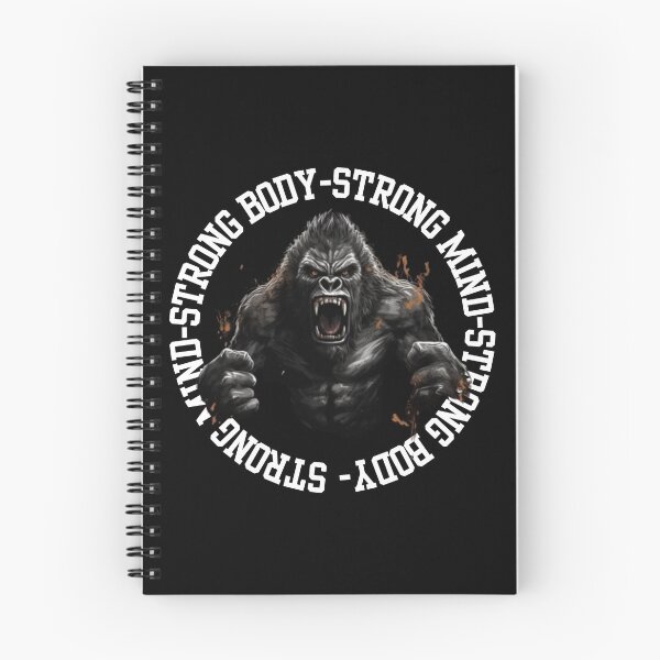 Item preview, STRONG MIND with Roaring Gorilla designed and sold by Storm4Clo.