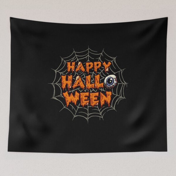 Item preview, Slime lettering with red eyes on Halloween designed and sold by quanlh.