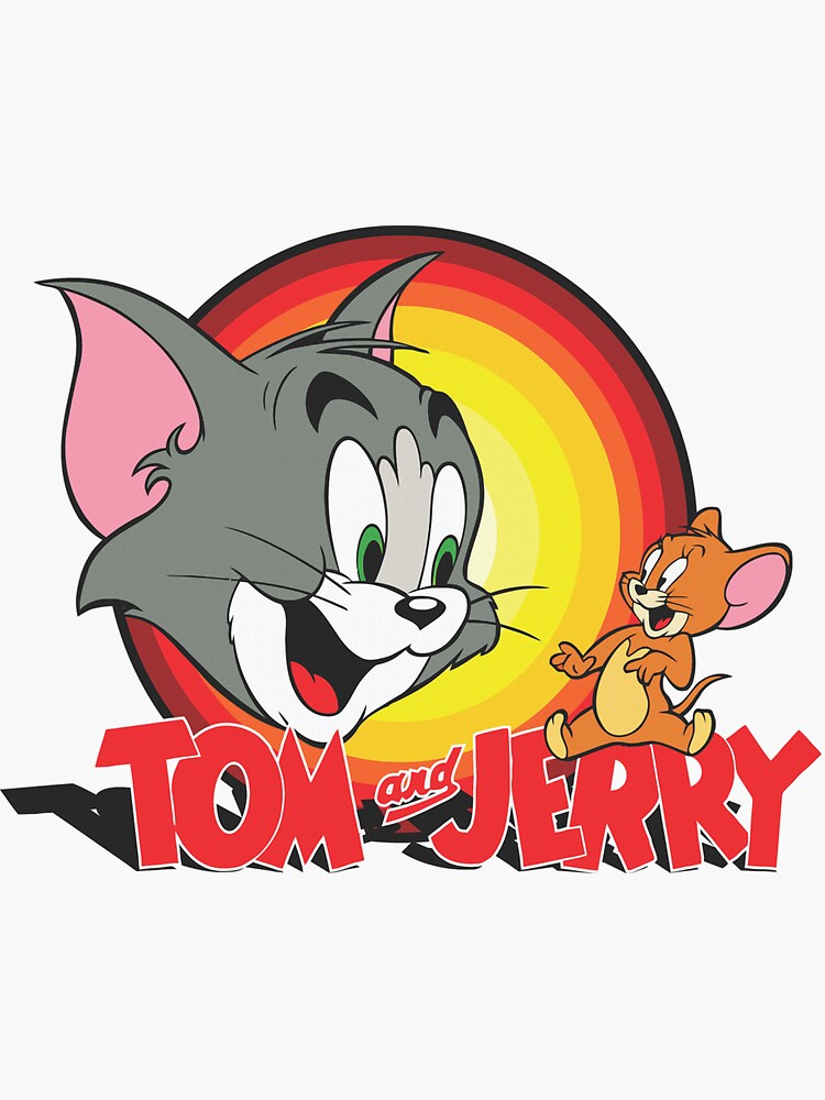 Tom & Jerry Cartoon White Baseball Jersey Youth Large NWT