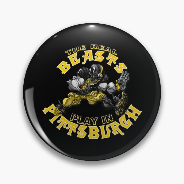 Pittsburgh Steelers Steel City Football Lapel Pin