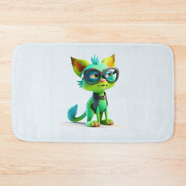 Item preview, Cute Abstract Cat - Cartoon Cat Paint - Pet Lover print designed and sold by ErSaSolutions.