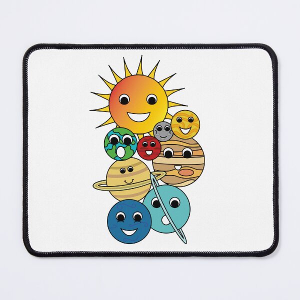 Item preview, Happy Planets (Solar system) designed and sold by ThingsByNin.