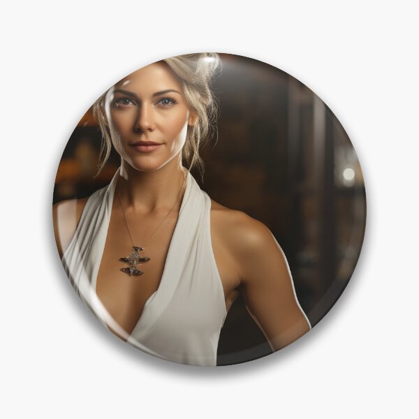 Item preview, Lady Sommelier Pairing Wine for Upscale Restaurant designed and sold by TheBrainArt.