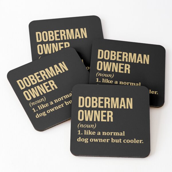 Item preview, Doberman Owner Definition in Gold designed and sold by XCIV.