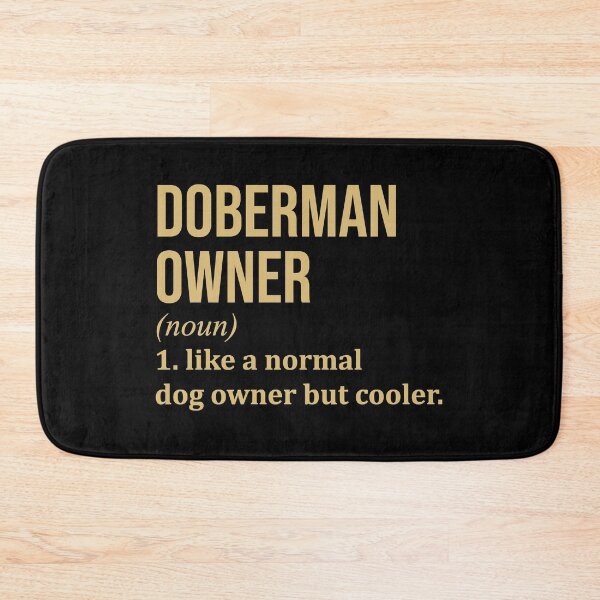 Item preview, Doberman Owner Definition in Gold designed and sold by XCIV.