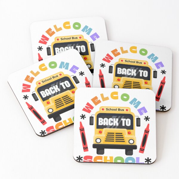 Item preview, Welcome back to school rainbow bus designed and sold by Kawabijutsu21.