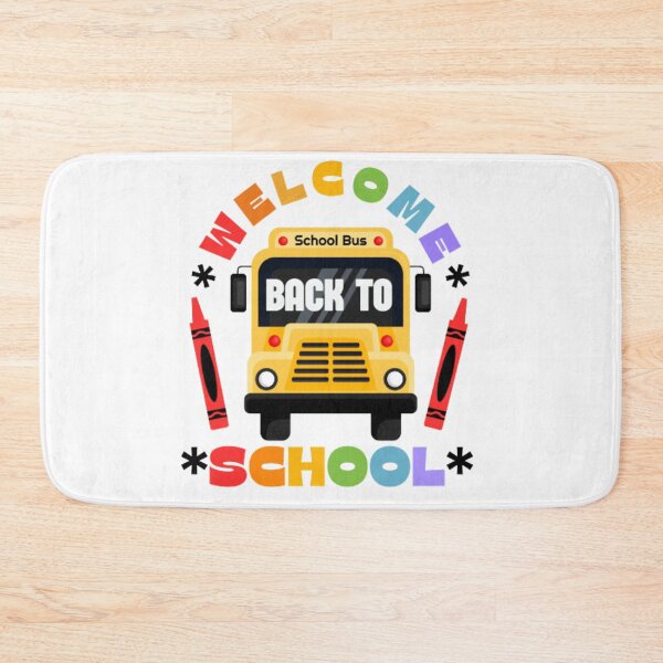 Item preview, Welcome back to school rainbow bus designed and sold by Kawabijutsu21.