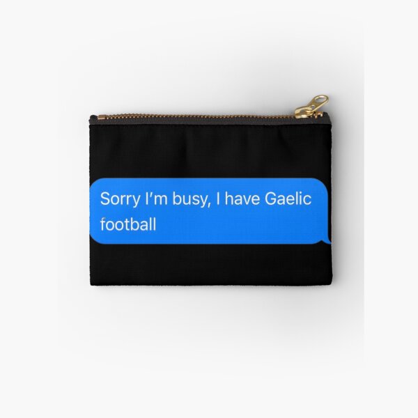 Item preview, Sorry I'm Busy, I Have Gaelic Football Text Message Black - Funny Gym designed and sold by GymWearDepot.
