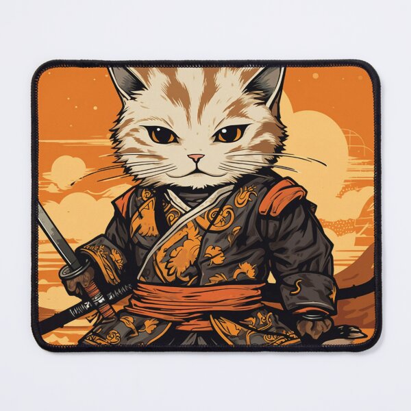 Item preview, cat in armor art designed and sold by printiesart.