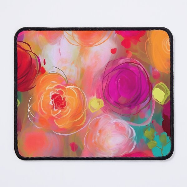 Item preview, Abstract flower, Flowers, Flower, Expressive flowers, Chic Floral Art print, painting Modern design designed and sold by Etienne & Yolandi  Outram.
